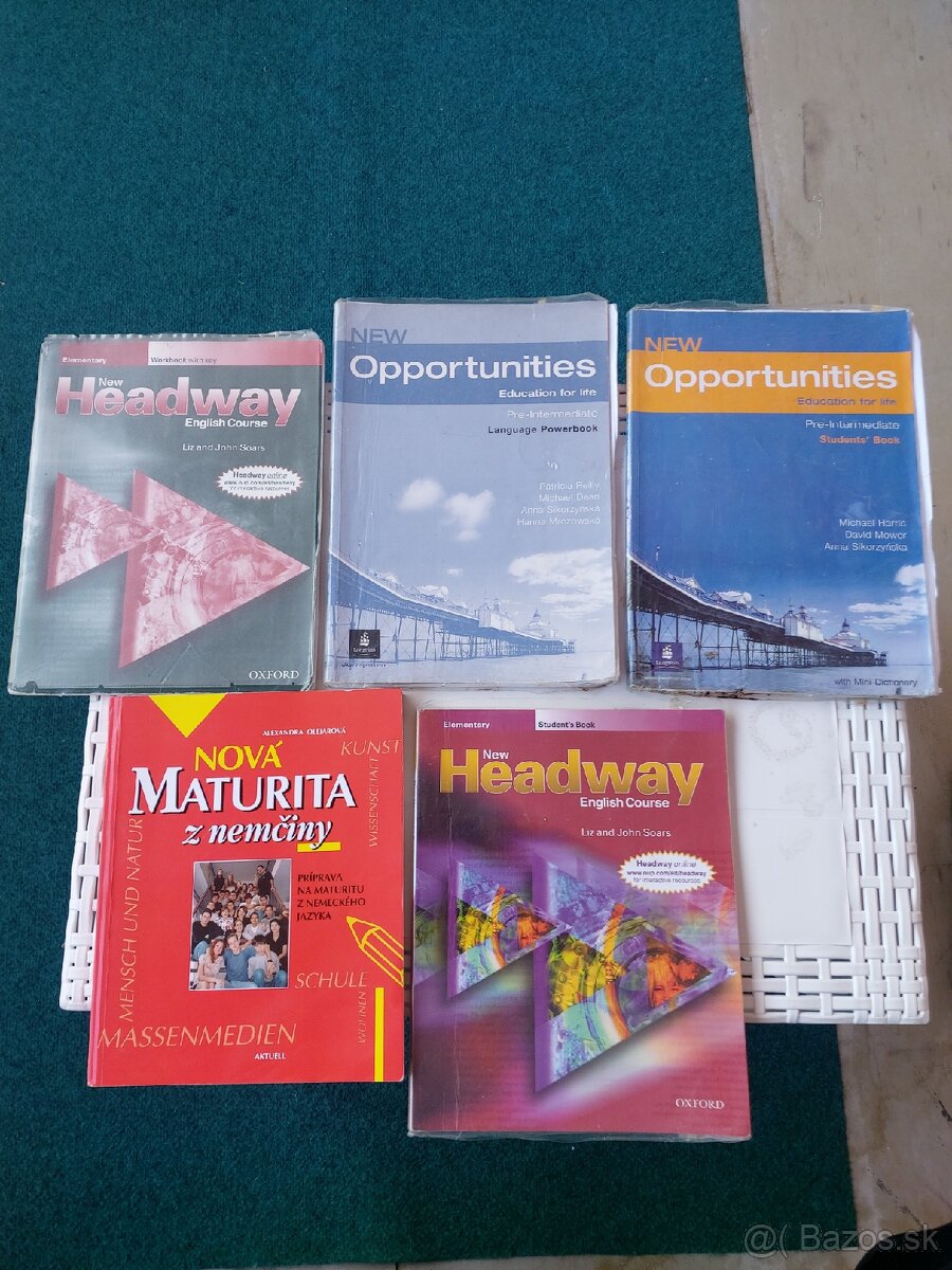 Predám učebnice vhodné na maturitu