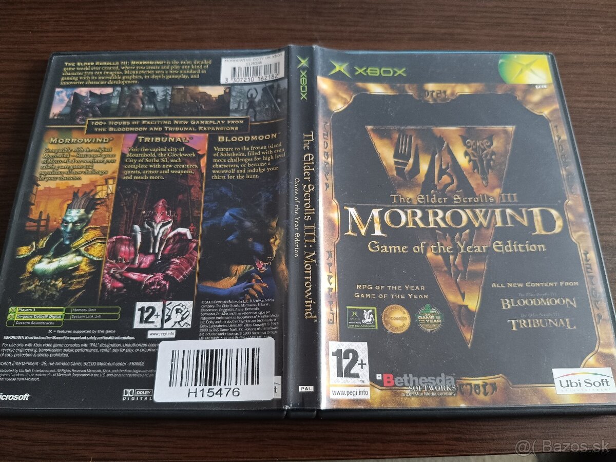 TES 3: Morrowind - game of the year