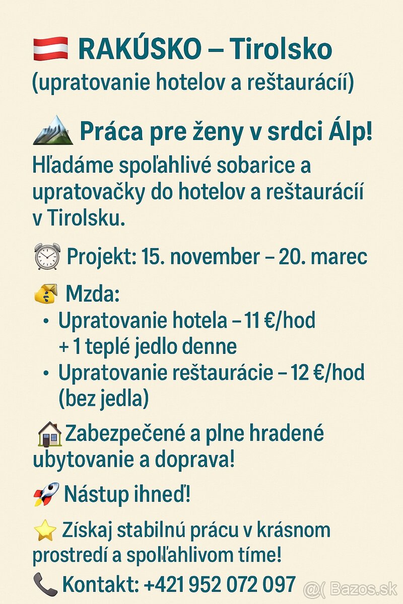 Rakúsko Tirol Upratovacie služby 12e