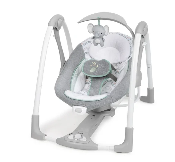 INGENUITY Hojdačka konvertibilná s adaptérom vibrujúca s mel