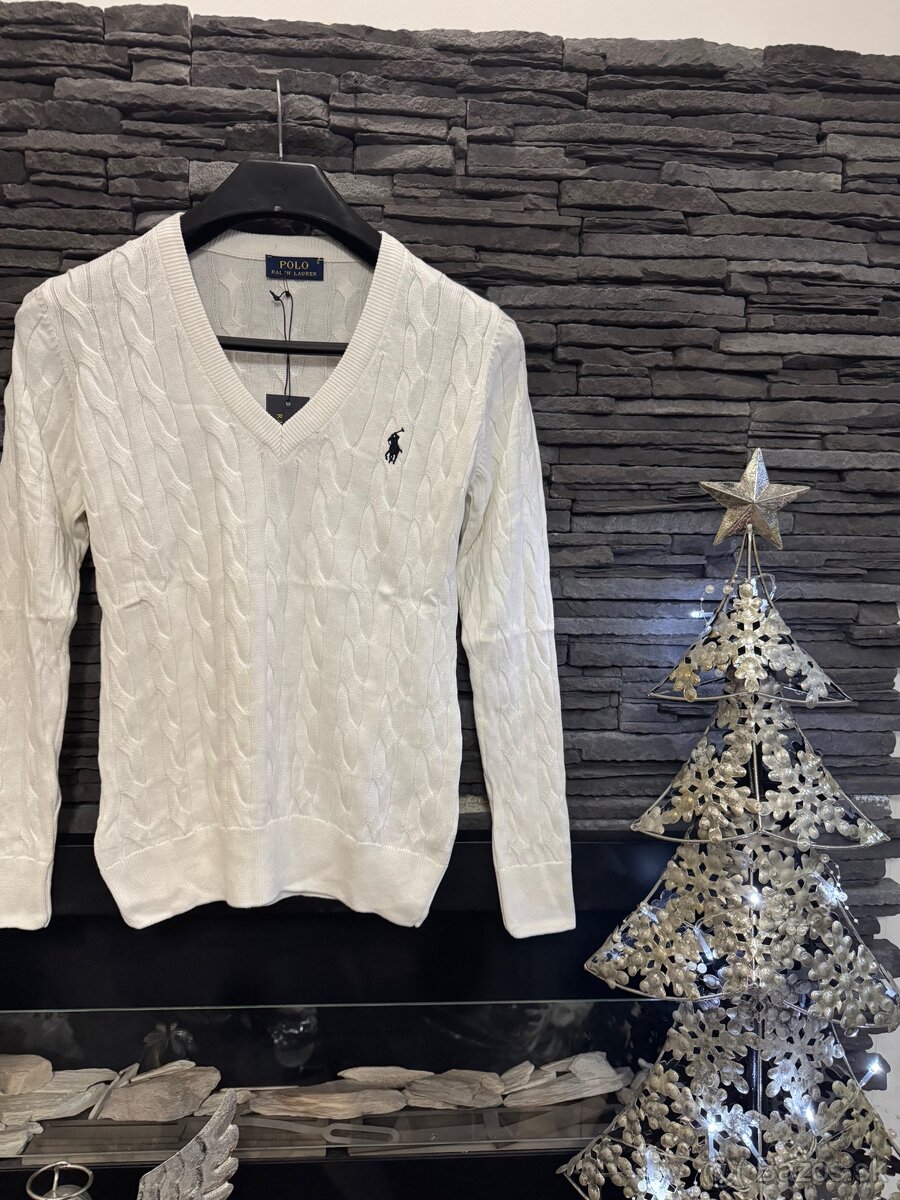 Ralph Lauren sveter biely