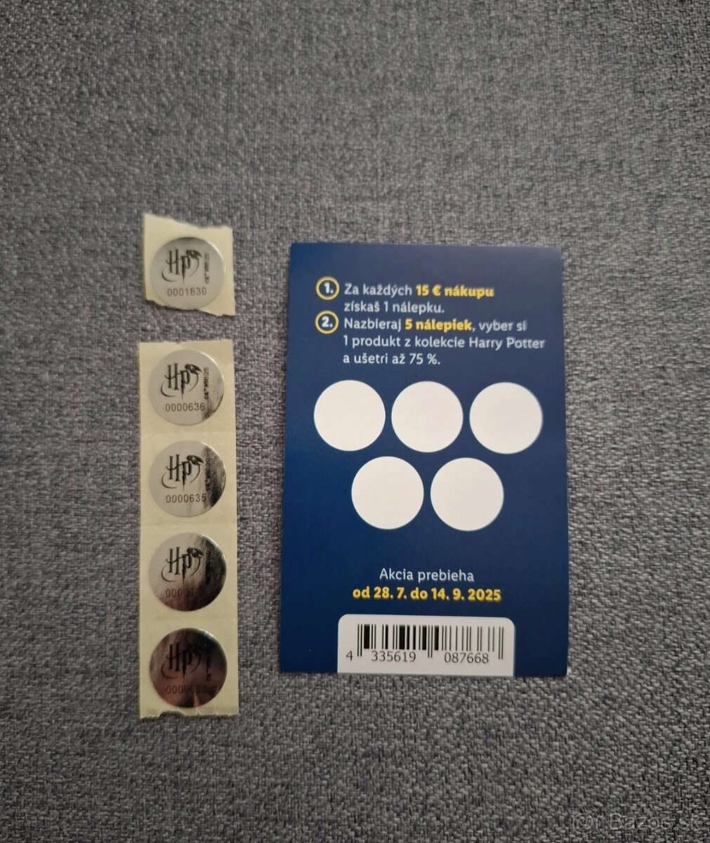 Nálepky Harry Potter