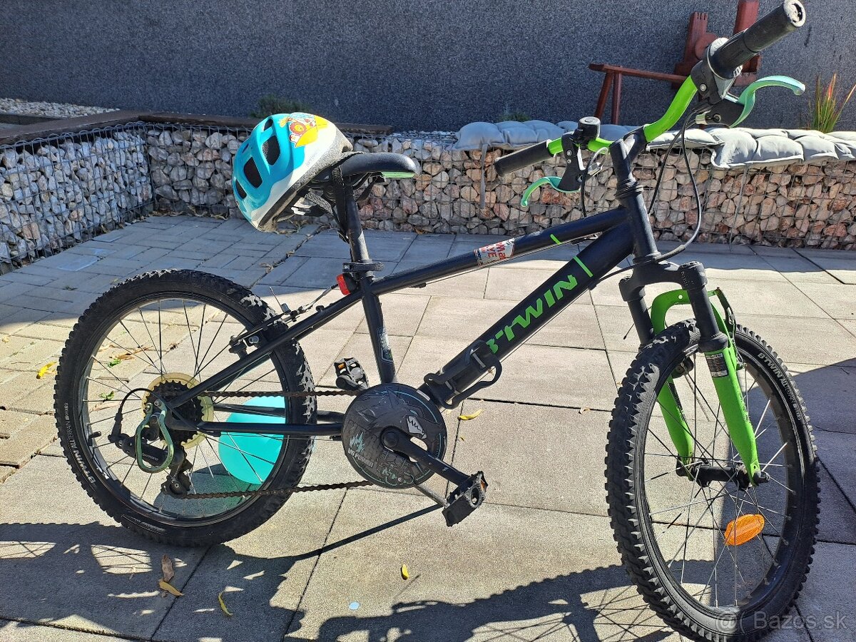 Detský bicykel B-TWIN 20 + prilba