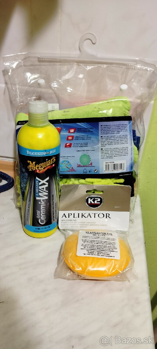 Keramický vosk a sada na ručné umývanie auta