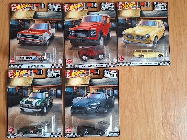 HotWheels Boulevard seria 46-50
