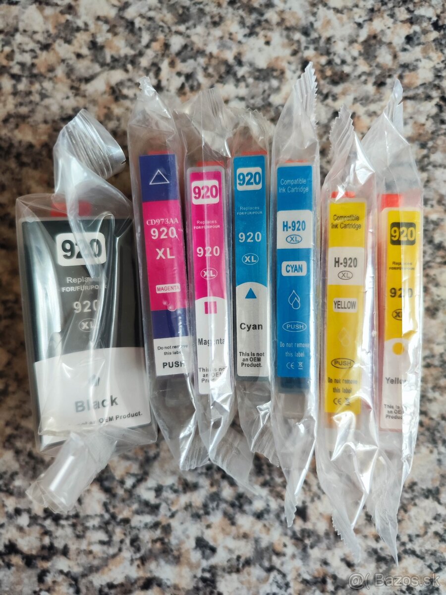 Náplne do tlačiarne HP920XL