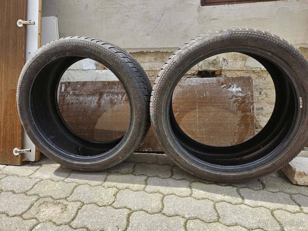 2ks pneumatík Continental 235/40/r19 zimné