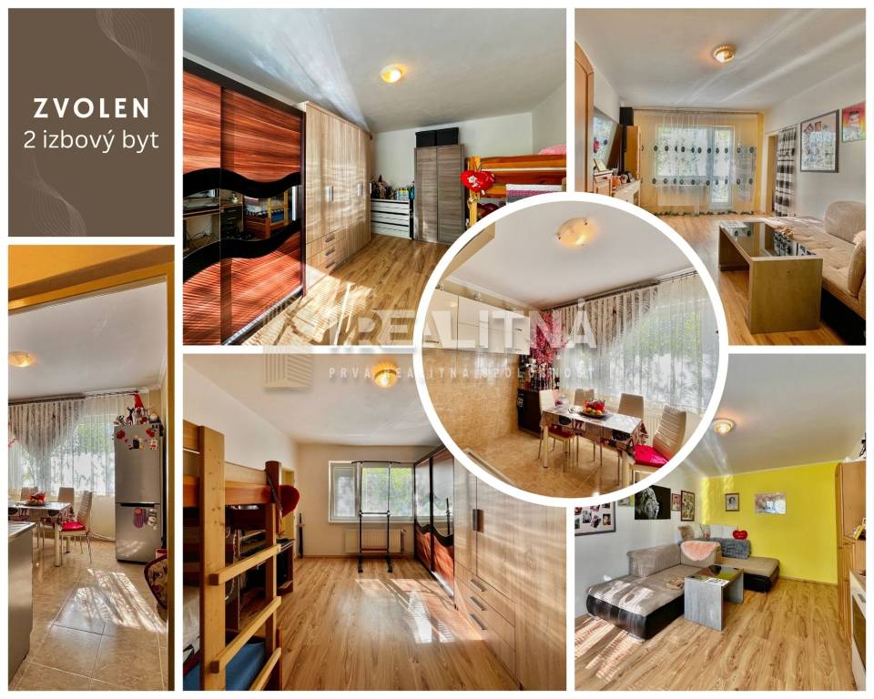 SLNEČNÝ 2 IZBOVÝ BYT S BALKÓNOM 50M2, ZVOLEN