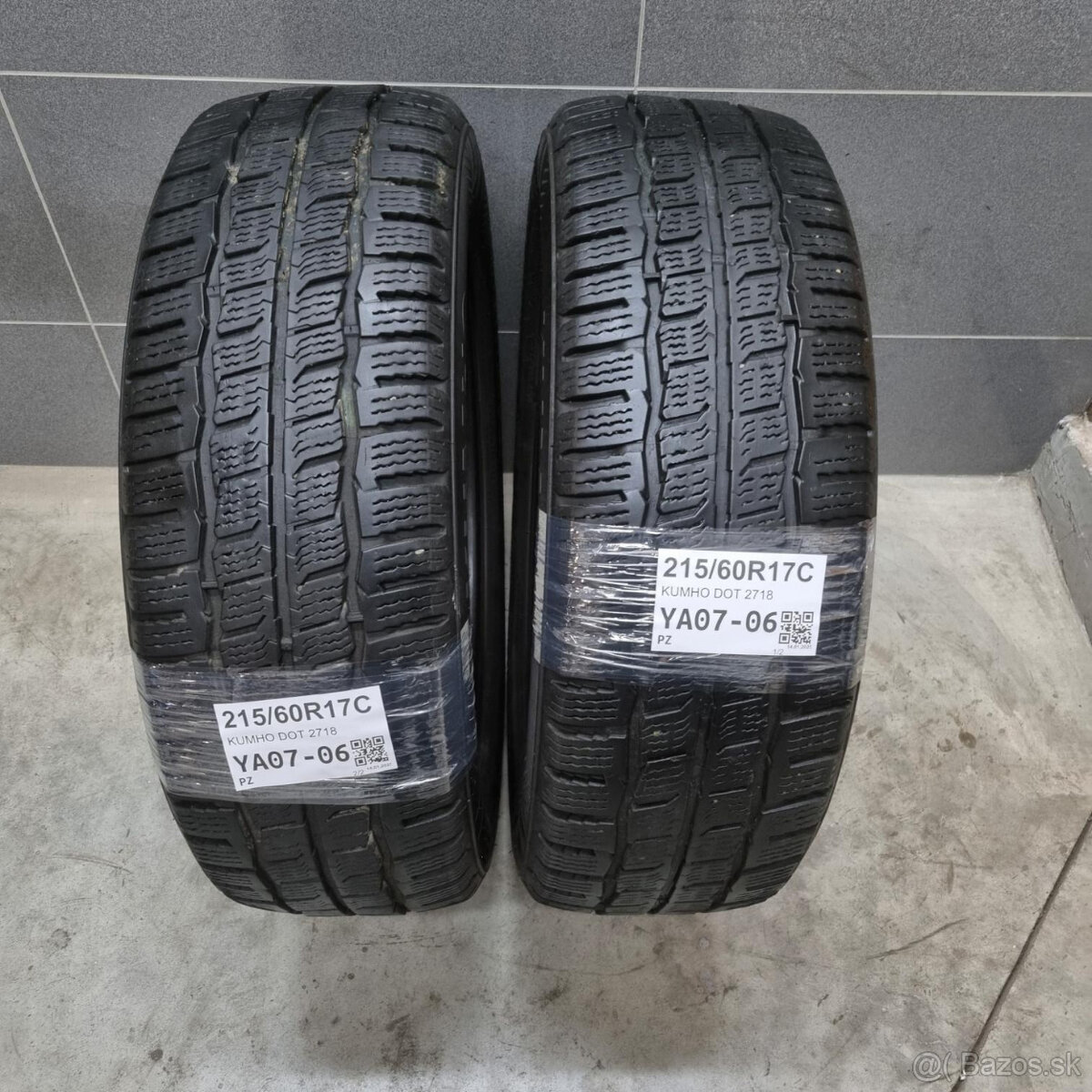 Dodávkové zimné penu 215/60 R17C KUMHO DOT2718
