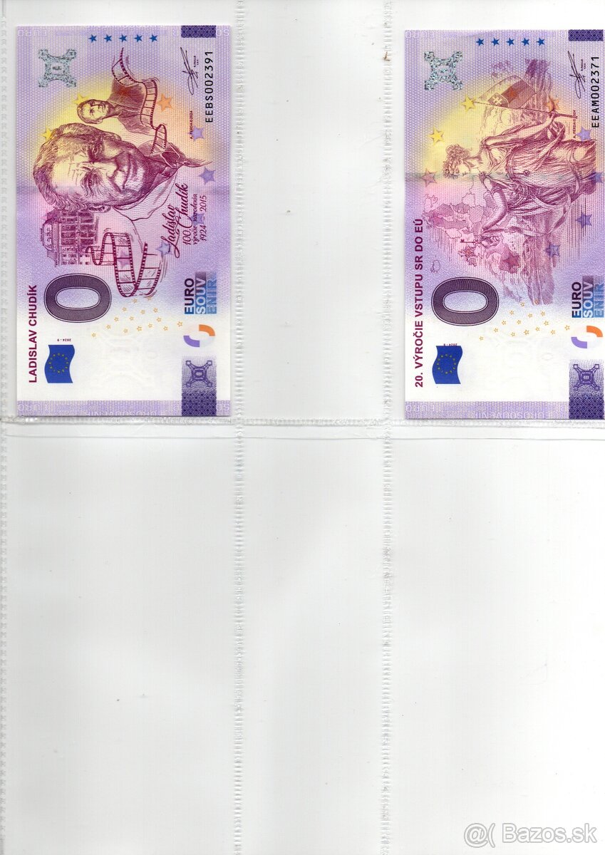 BANKOVKY 0 EURO SOUVENIR