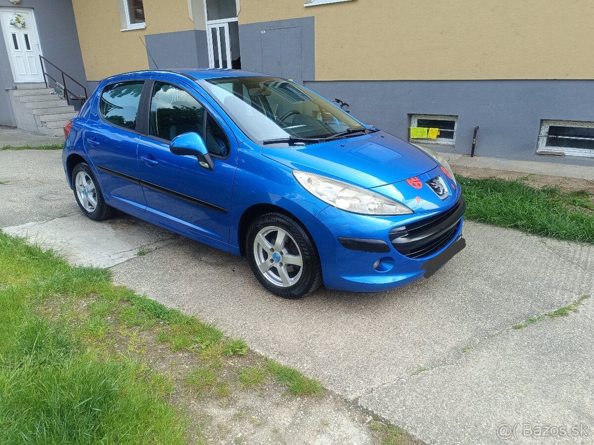 PEUGEOT 207 1,4HDI(DIESEL),50KW,2008, PÔVODNÝ LAK