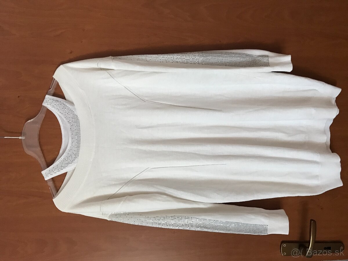 LIU JO originál crystal white damske saty S/M