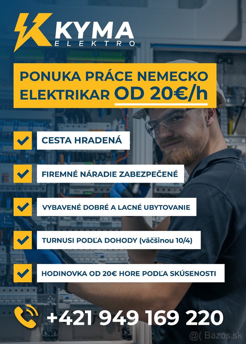 Hľadám elektrikárov do Nemecka