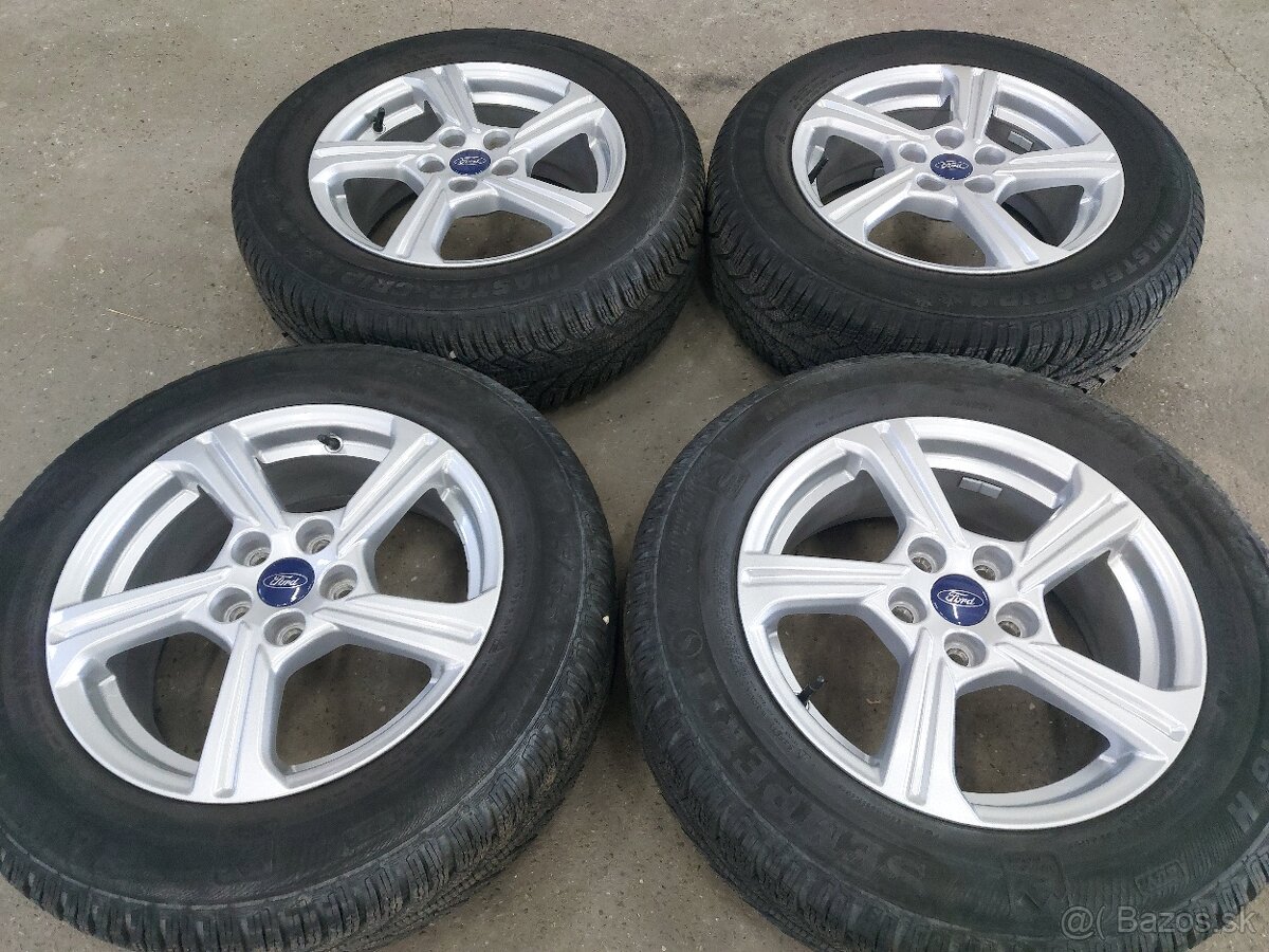 5x108R16 elektrony FORD-205/60R16 CONTINENTAL-zimne pneu