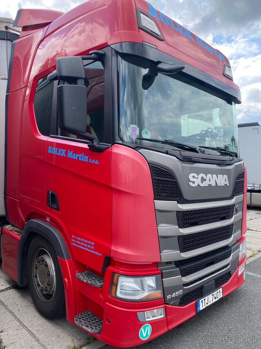 Prodáme tahač Scanii R 450. Lowdeck, rok: 11/2018,