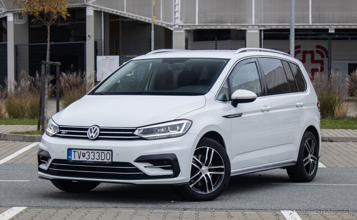 Volkswagen Touran R-line 2018 / AJ NA SPLÁTKY / PROTIÚČET /