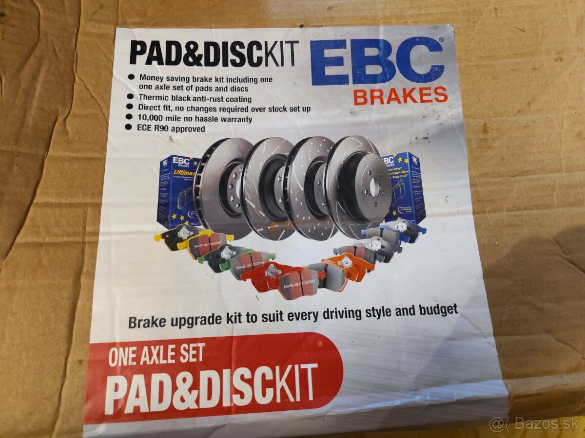 Predám sadu zadných bŕzd EBC PD01KR463 – NOVÁ