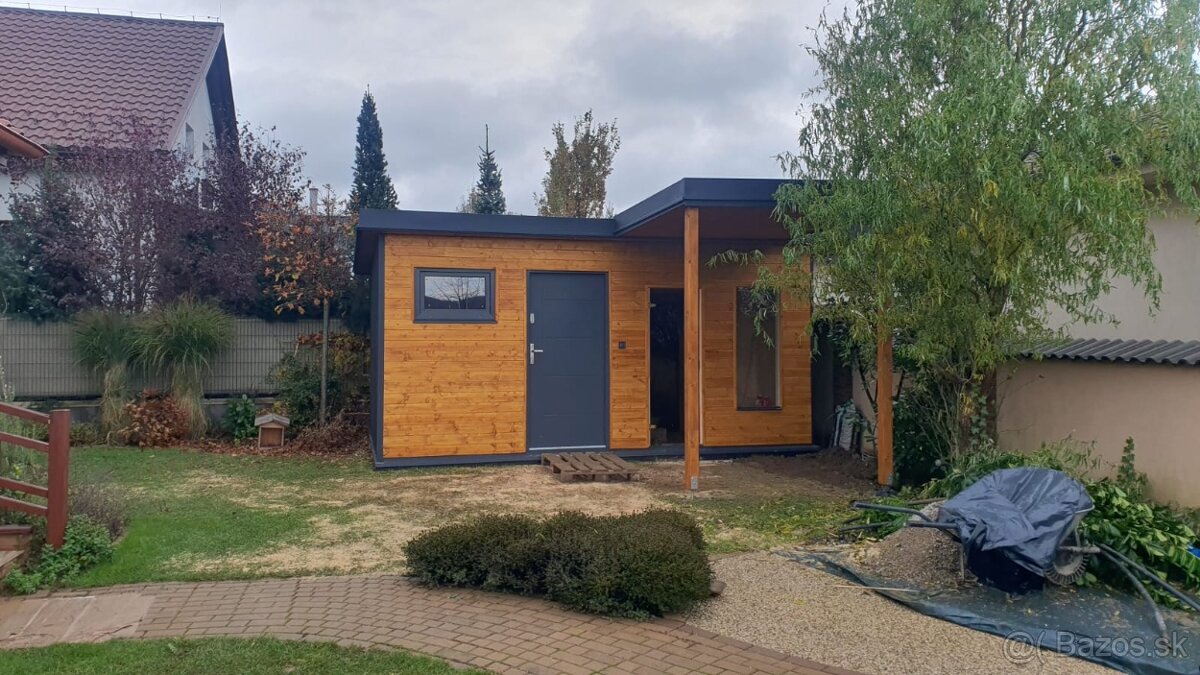Záhradný domček so saunou