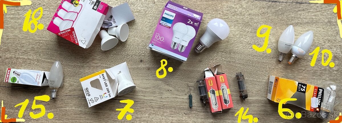 NOVÉ Žiarovky a led-ky