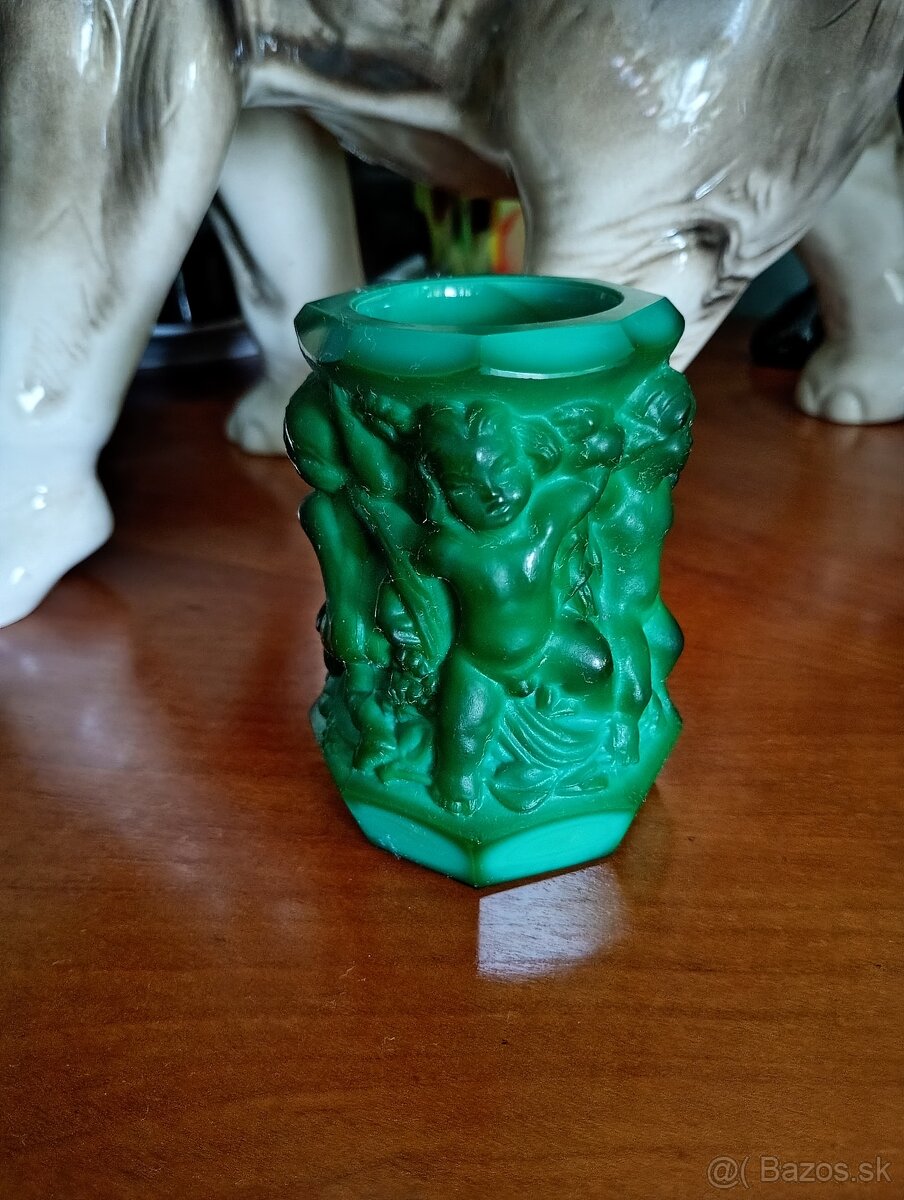 Malachitové Jade sklo