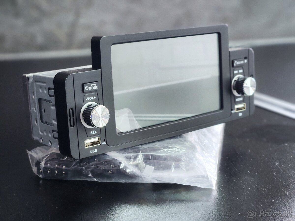 Dotykové autorádio Bluetooth, Mirrorlink, 1 DIN