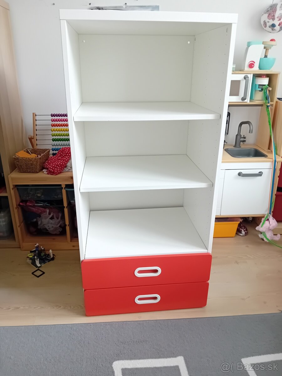 Detská IKEA policová skriňa so šuflíkmi