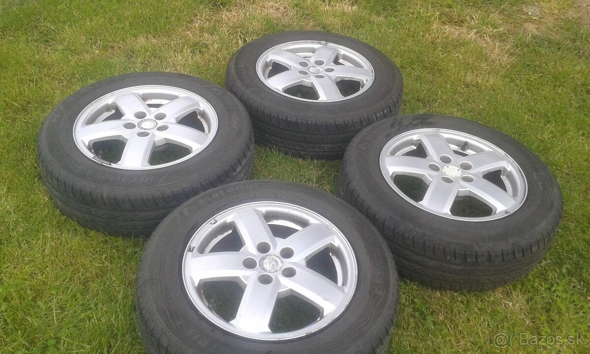 Skoda Oktavia 1-Elektrony+letne pneu 195/65/15" 5x100