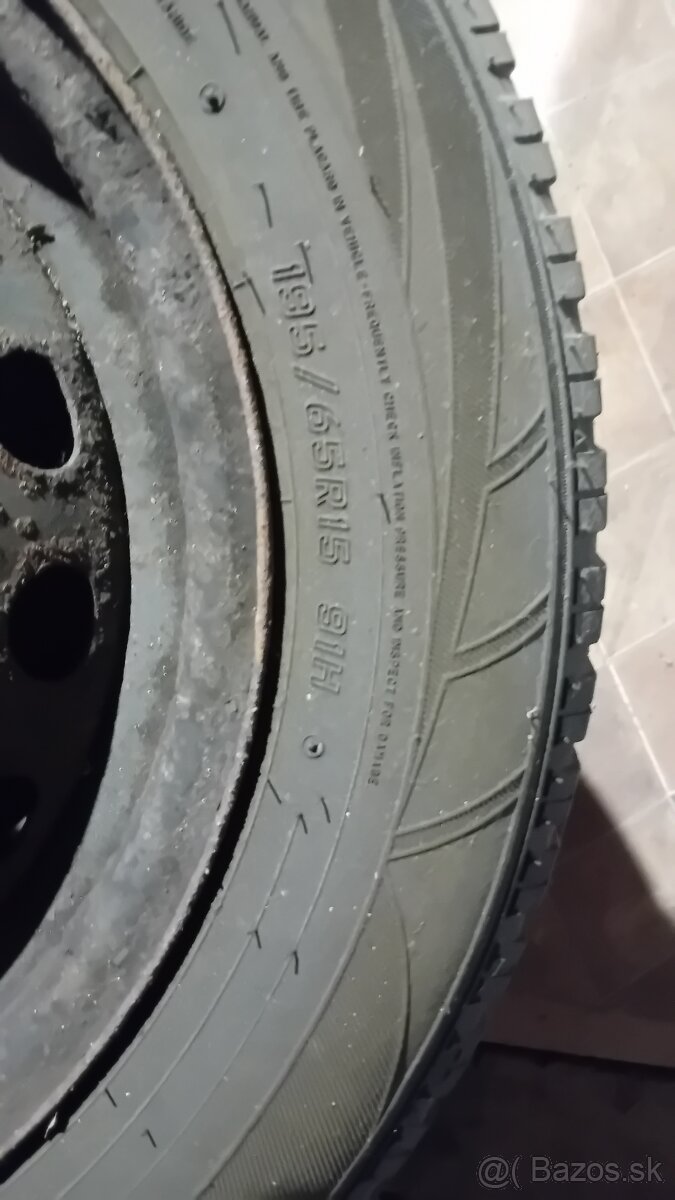 Zimné pneumatiky s diskami 195/65 r15