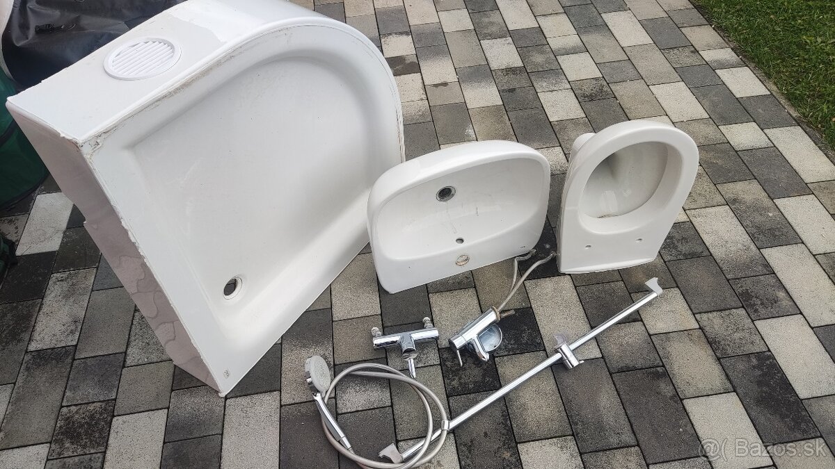 Predám umývadlo, WC, batérie