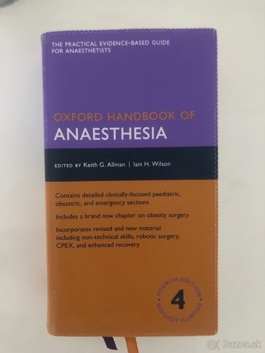 Oxford handbook of Anaesthesia