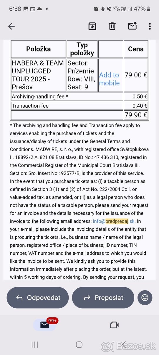 Habera koncert Prešov