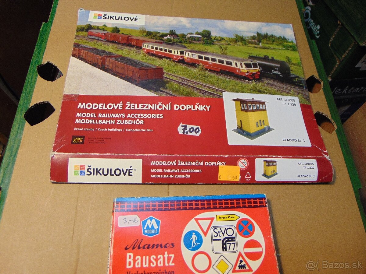 TT vláčiky-stavebnice