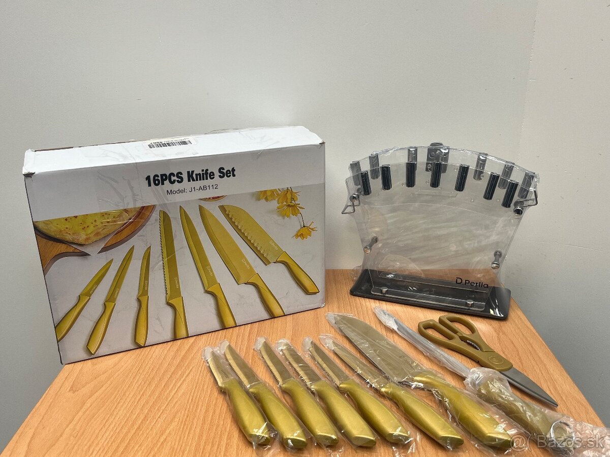 D.Perlla kuchynský set nožov — čiastočný komplet
