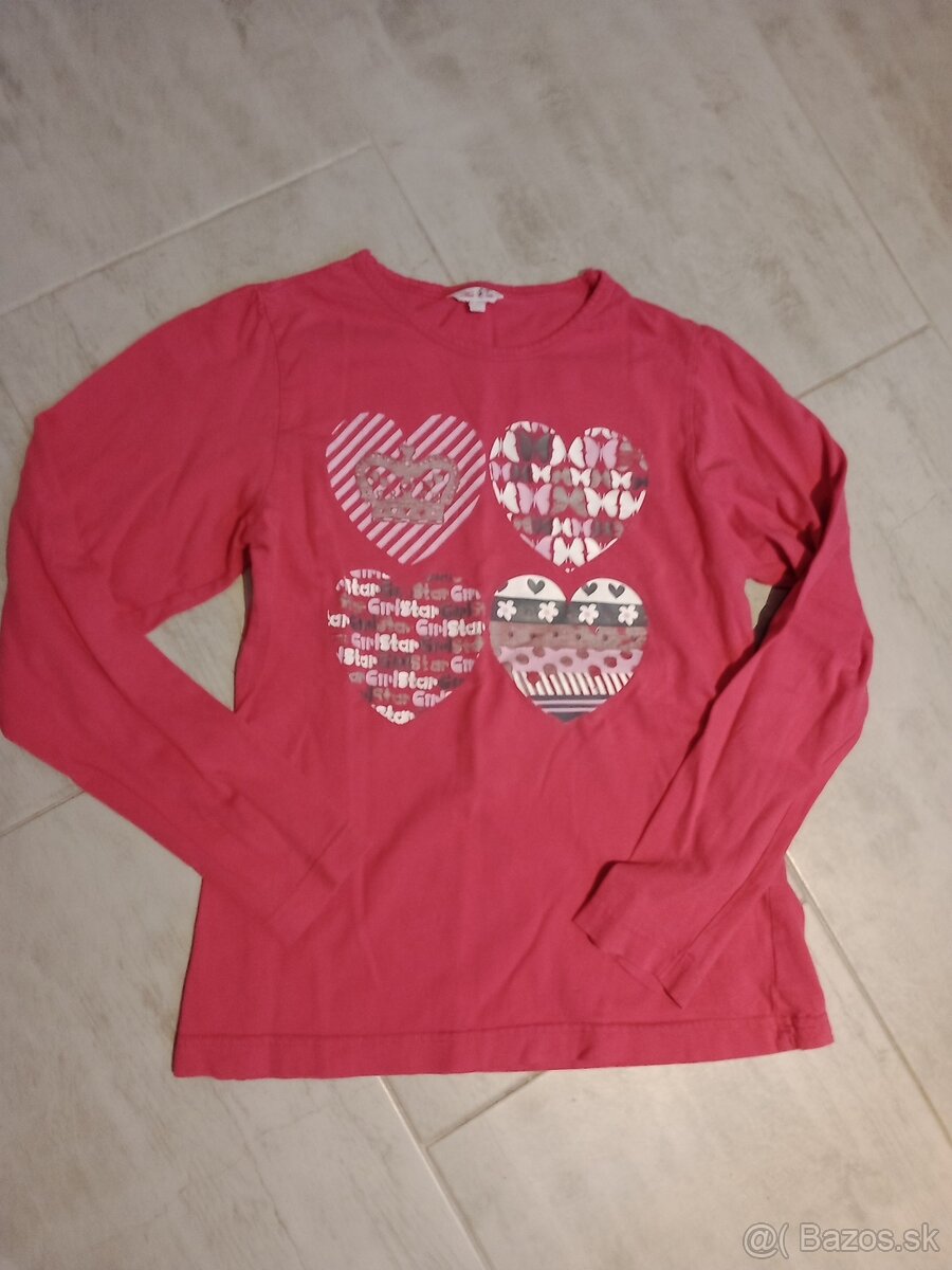 3 ks mikiny a tričká 140-146