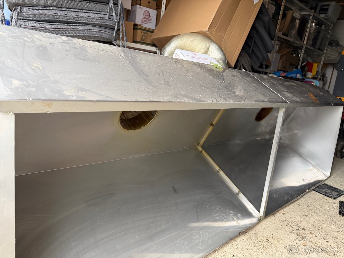 Predám profesionálny nerezový digestor + motor