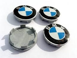 BMW stredove krytky / stredove pukličky kolies - 68mm