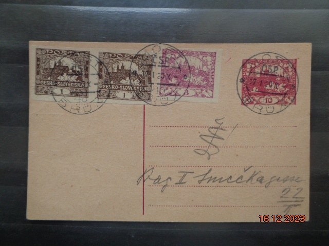 Poštové známky - HRADČANY 10 FOTO