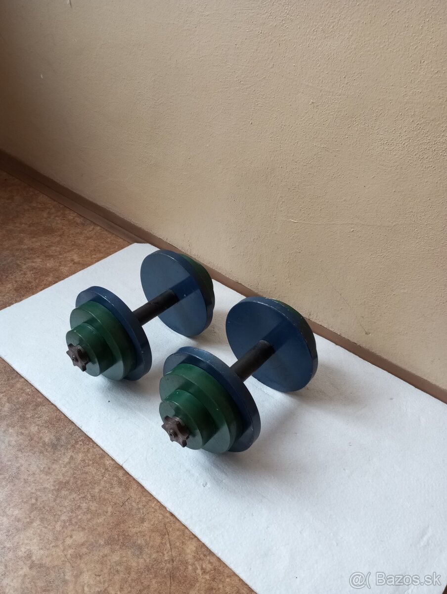 Železné nakladacie jednorúčky - 2 x 23 kg