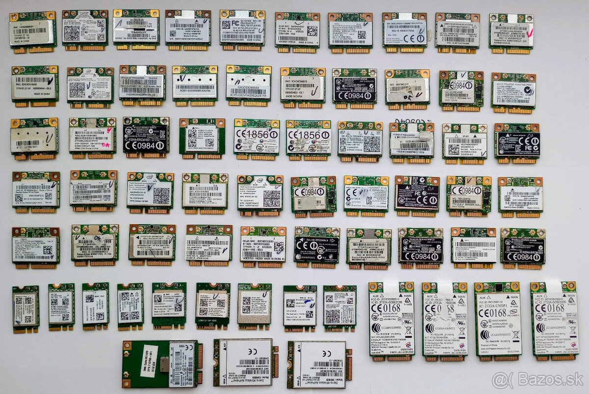 WIFI moduly pre notebook Mini PCIe / M.2
