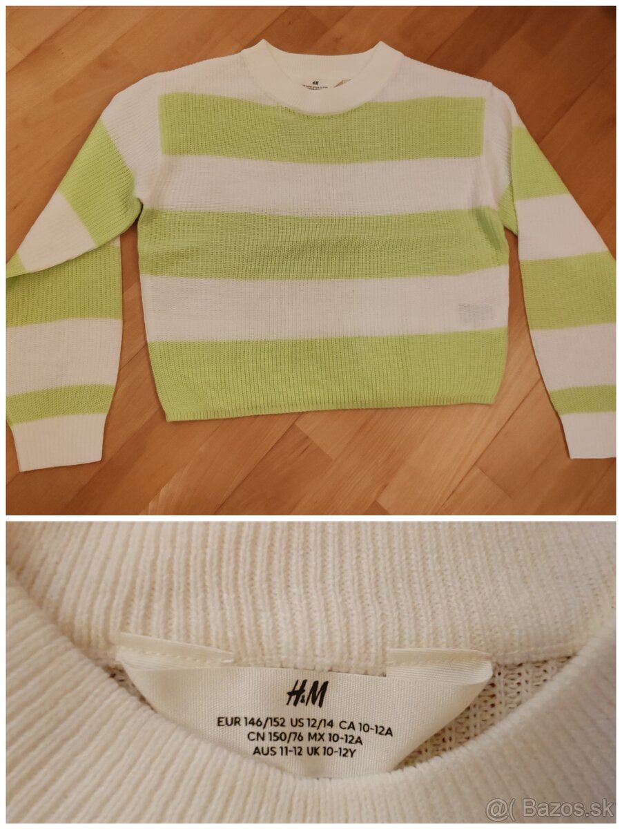 Predam dievcenske crop-topy 146-152
