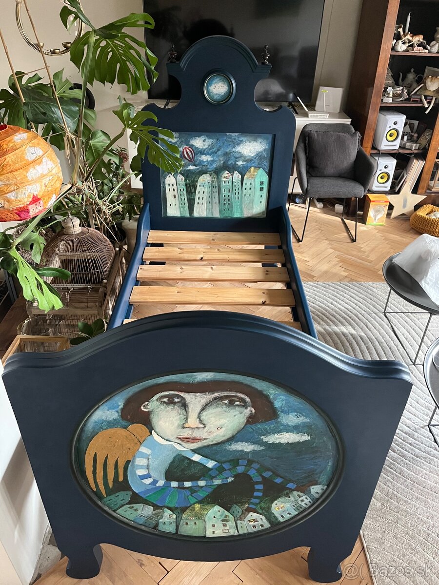 Stará posteľ 90x200cm