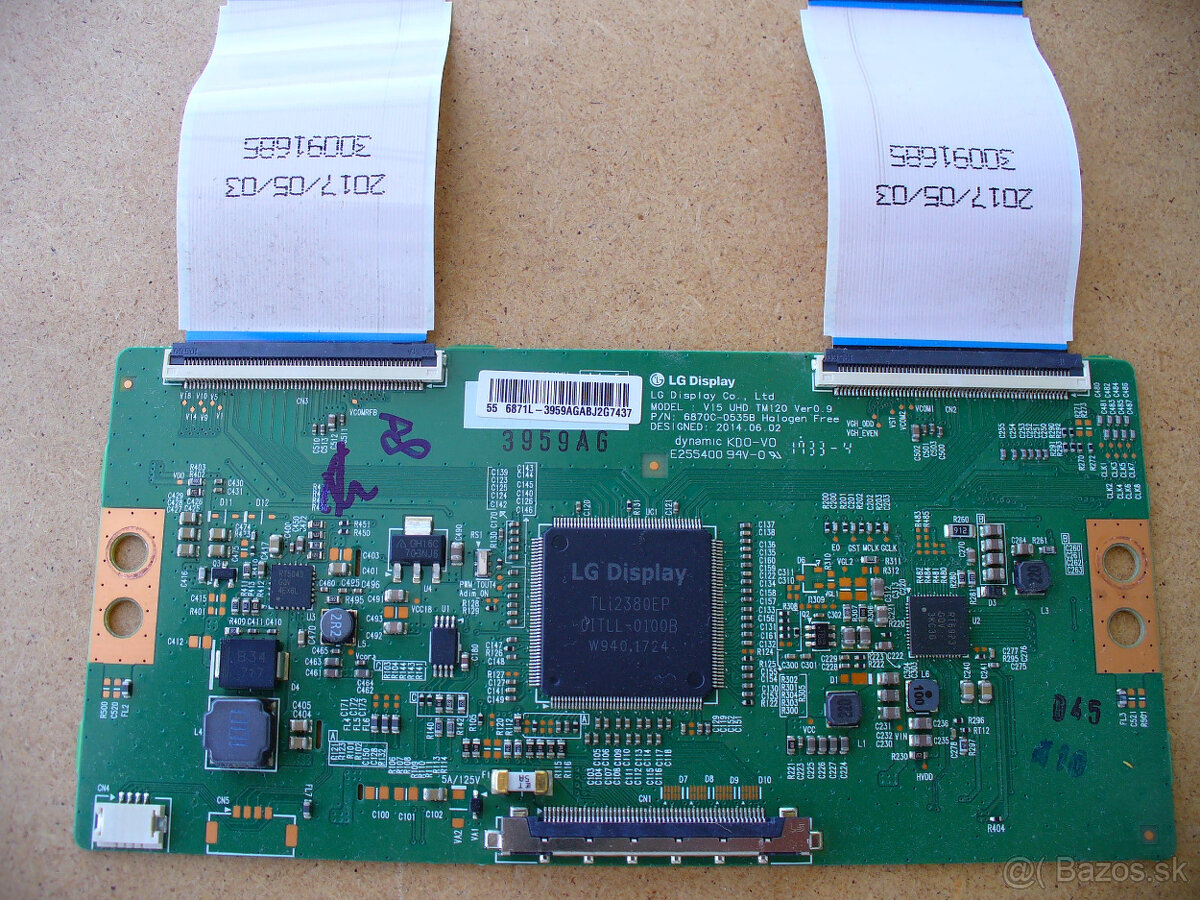 T-CON V15 - TM 120 UHD LCD TV DIELY