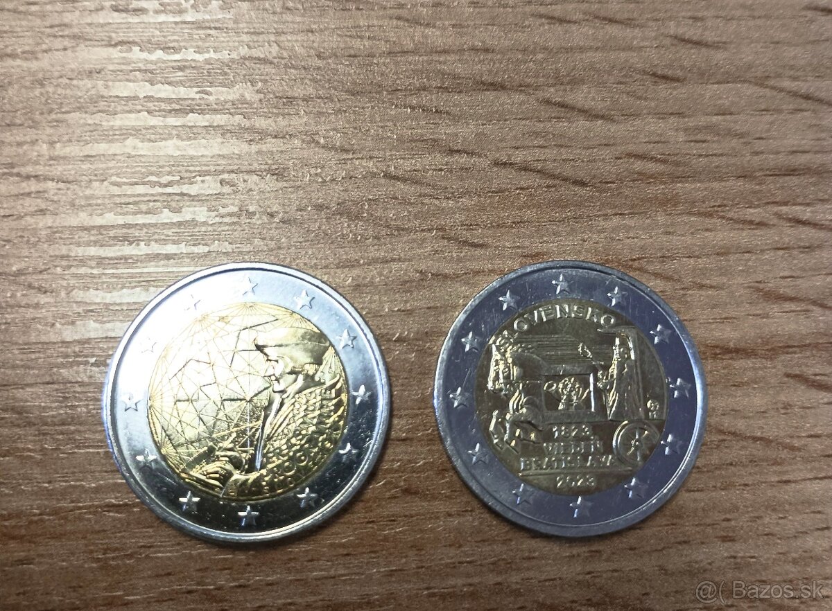 2 eurové zberateľské mince