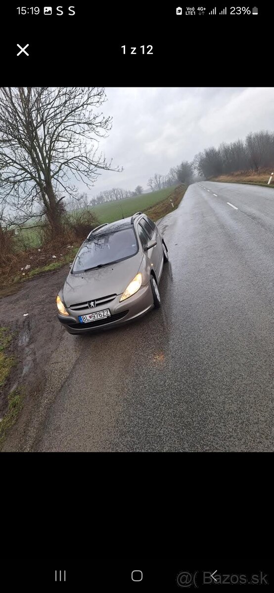 307 rozpredám na diely 2.0hdi 79kw