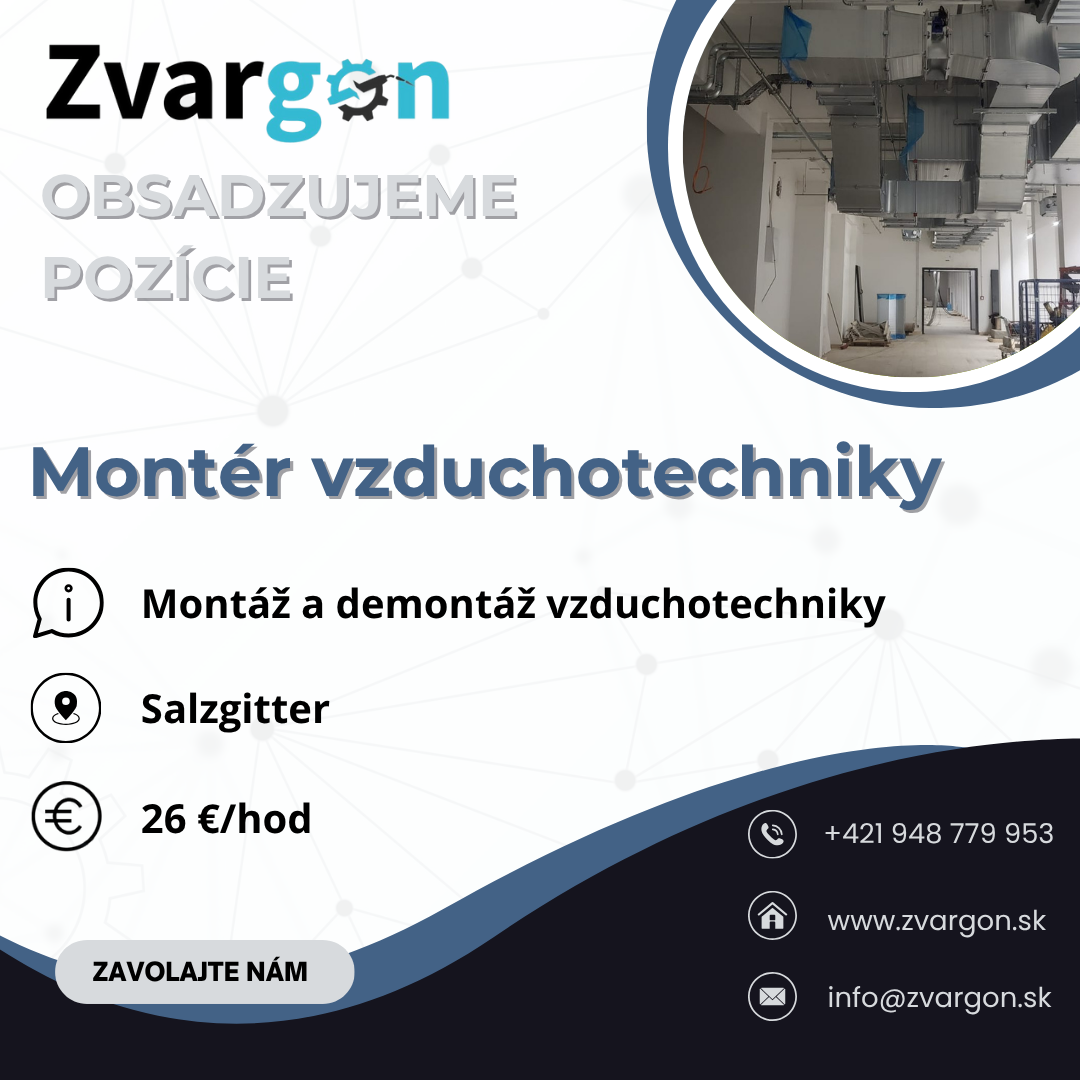 Montér vzduchotechniky