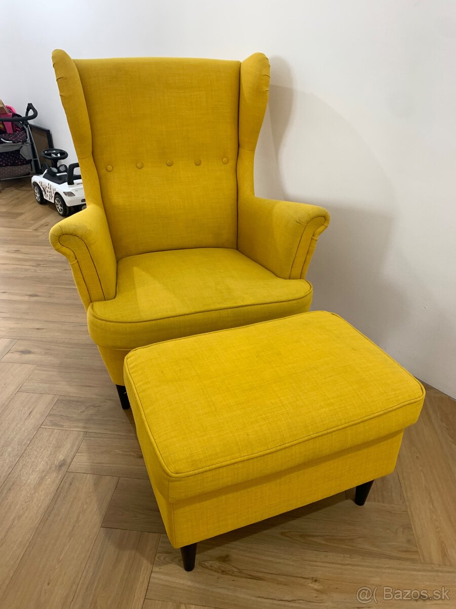 Ikea kreslo + stolcek