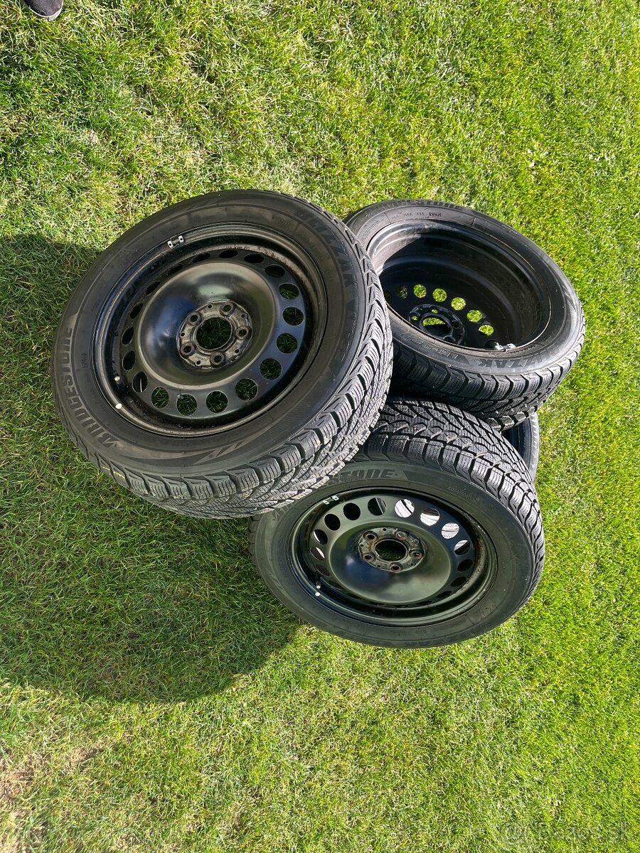 Plechove disky plus zimne pneu 205/55 r16