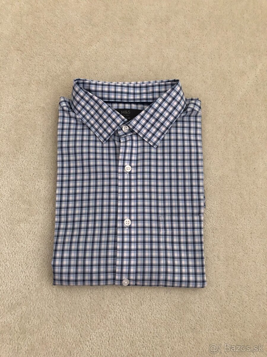 Nová M&S pánska košeľa, veľ. L, obvod krku 42cm