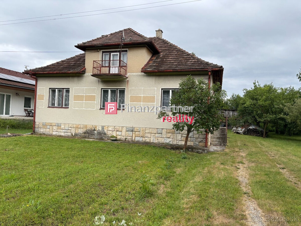 4i dom v dedinke Stará Myjava na úpätí Bielych Karpát