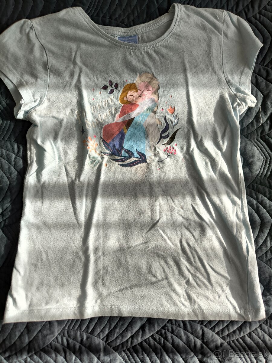 Tričko Frozen vel. 134/140